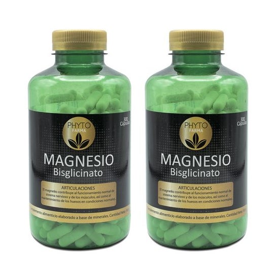 Phytofarma Pack Bisglicinato de Magnésio 2x300caps