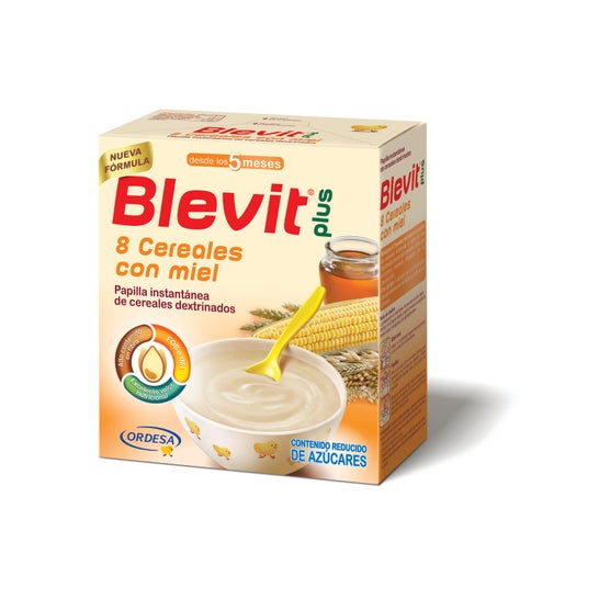 Blevit ™ plus 8 cereais com mel 600g