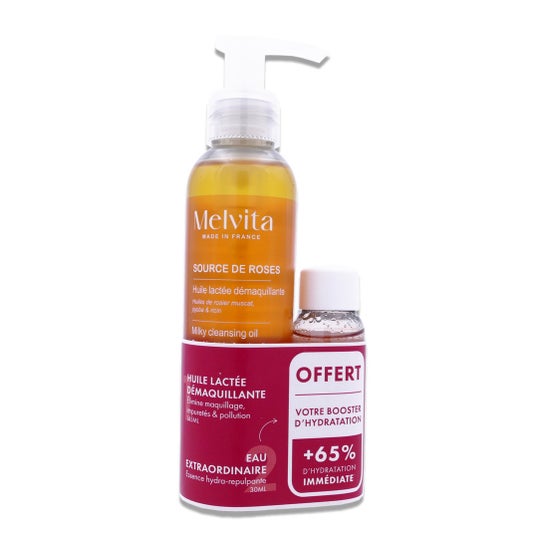 Melvita Source de Roses Set Óleo Desmaquilhante + Água Extraordinária