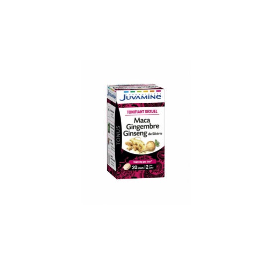 Juvamine Maca-ginseng-gingembre Tonifiant Sexuel 40 Comprimés JUVAMINE,
