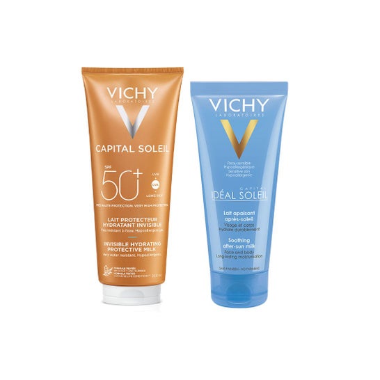 Vichy Set Capital Soleil Leite Spf50+ 300ml + After Sun 200ml