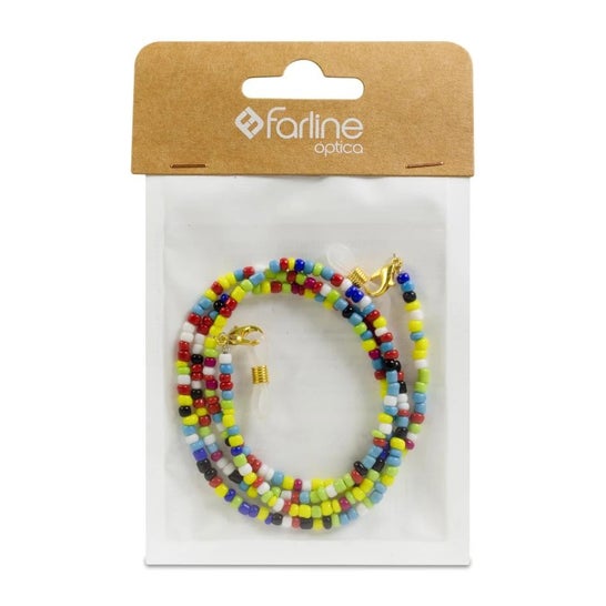 Farline Cordão Óculos Contas Coloridas 1 Unidade Farline Cordão Óculos Contas Coloridas 1 Unidade