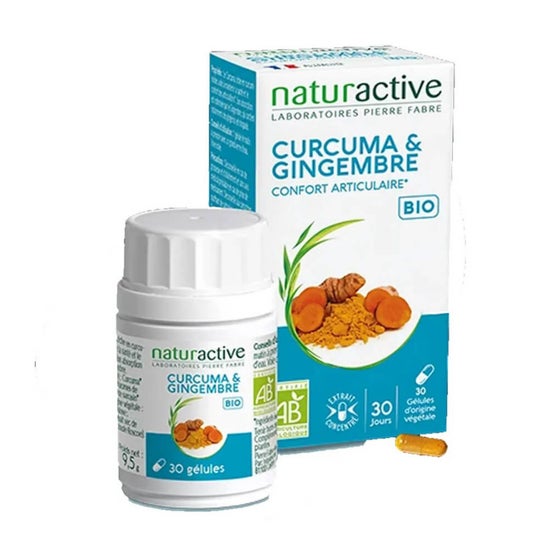 Naturactive Curcuma Gengibre Bio 30caps