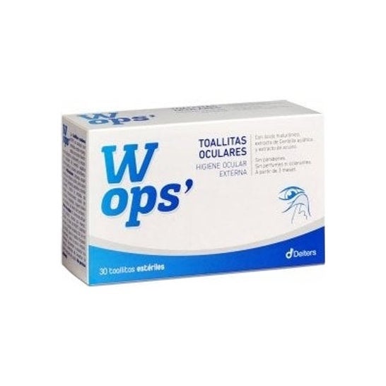Wops 30 Toallitas Oculares Esteriles