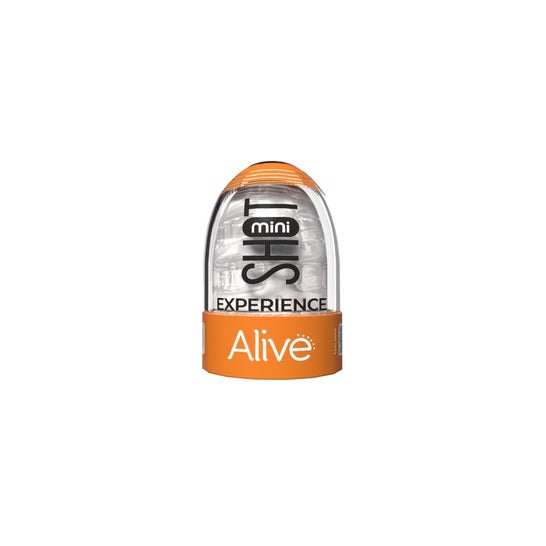 Alive Shot Experience Mini Masturbador Transparente 1 Unidade