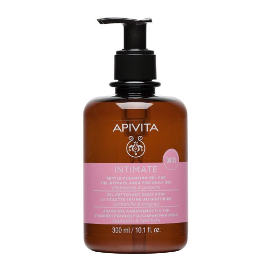 Apivita Intimate Daily gel de limpeza suave íntimo camomila e mel 200ml