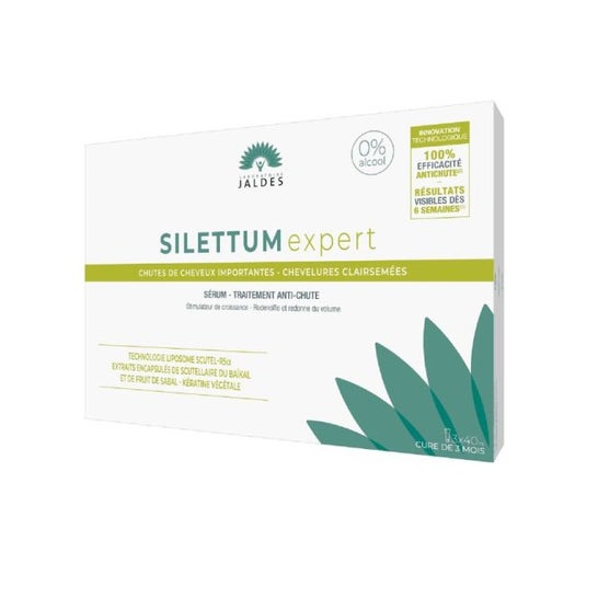 Expert Silettum Anti-queda caixa de soro Silettum de 3 tubos de 40 ml