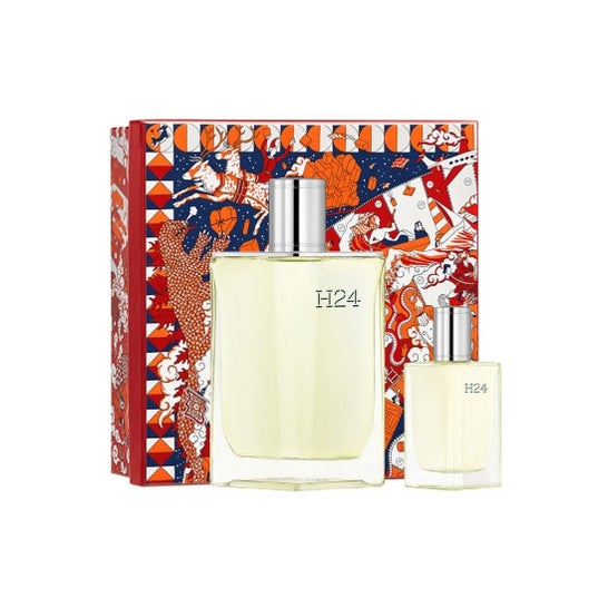 Conjunto Hermes Paris H24 Perfume H24 100ml + Miniatura 12ml