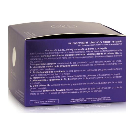 Atashi® Supernight Dermo Máscara de Enchimento Dermo 50ml
