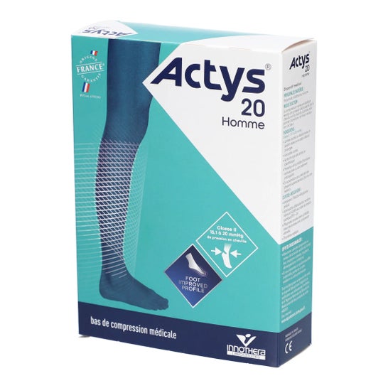 Actys 20 Homme Media Autofix Preta Tamanho 3 1 unid