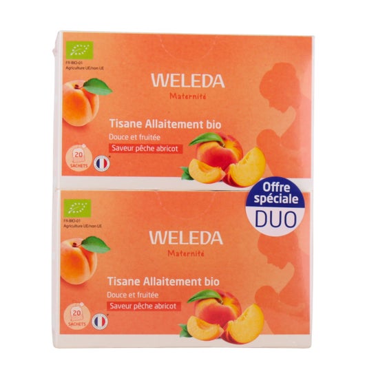 Weleda Tis de Amamentação Pêssego Damasco Bio 20 Saquetas 2 g