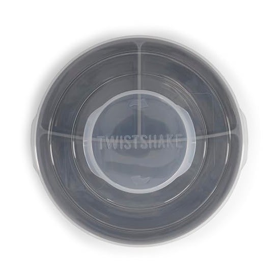 Prato Dividido Twistshake +6 Meses Grey 1 peça Prato Dividido Twistshake +6 Meses Grey 1 peça
