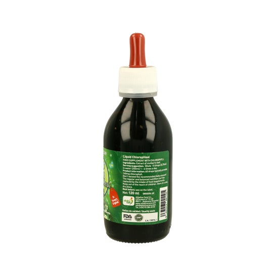 Chloropheal Liquid 120ml (100% Chlorophyll Liquid) Cuidados Alcalinos