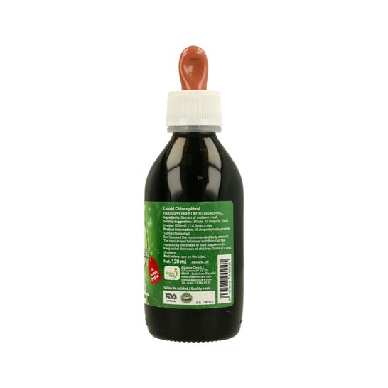 Chloropheal Liquid 120ml (100% Chlorophyll Liquid) Cuidados Alcalinos