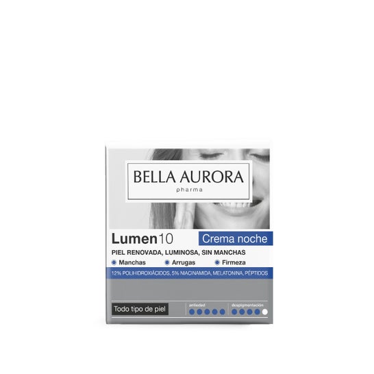 Bella Aurora Lumen10 Crema Antiedad y Antimanchas Noche 50ml