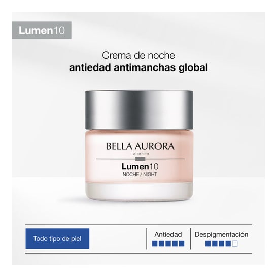 Bella Aurora Lumen10 Crema Antiedad y Antimanchas Noche 50ml