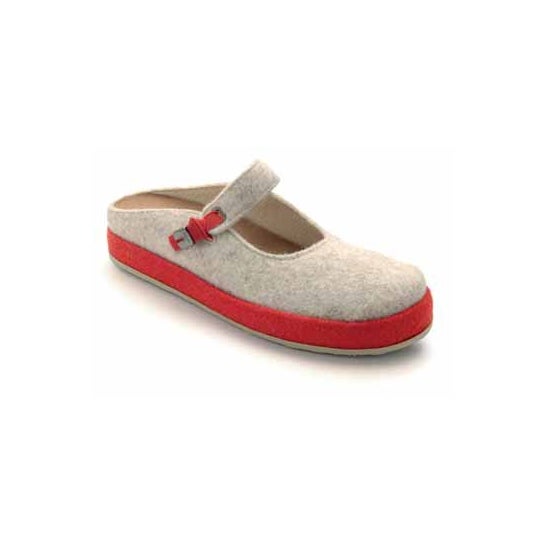 Scholl Mule Ikike Vermelho Bege Tamanho 39 1ut