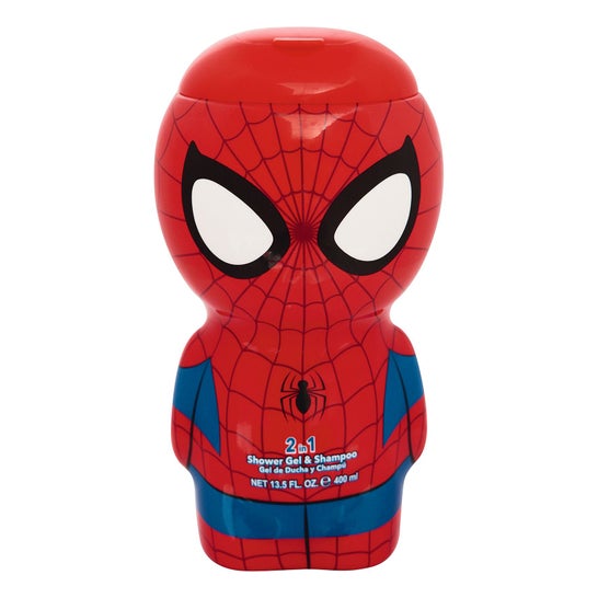 Gel Duche Marvel Spiderman Pêlos Corporais 2D Crianças 400ml