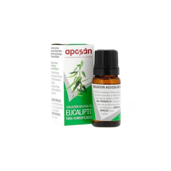 Umidificador de eucalipto em solução aquosa Aposán 10ml