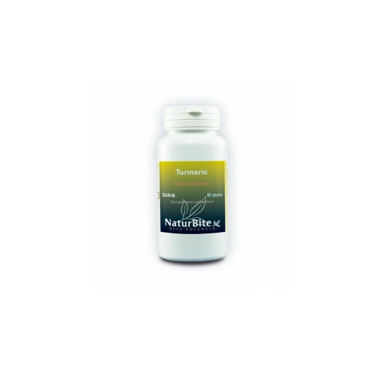 Curcuma 500mg 60caps Naturbite Cúrcuma