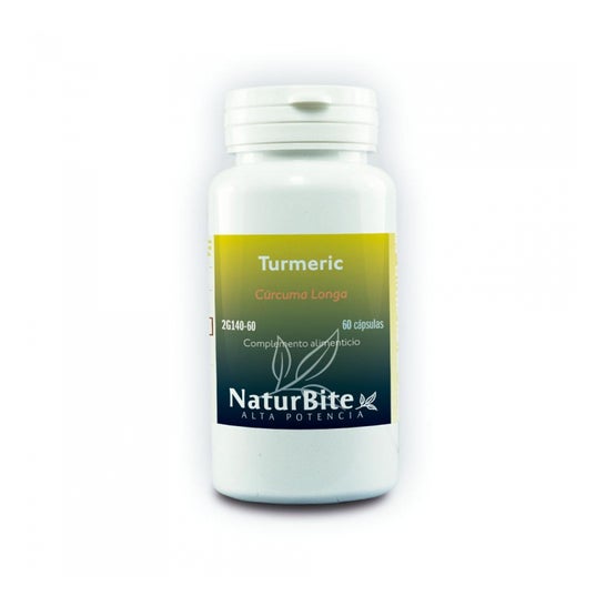 Curcuma 500mg 60caps Naturbite Cúrcuma
