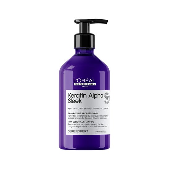 L'Oréal Keratin Alpha Sleek Champô 500 ml