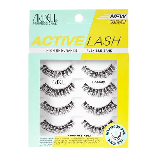 Ardell Active Lash Endurance Banda Flexível Pestanas Postiças 8 unidades