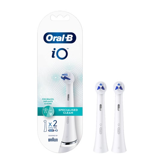 Oral-B iO Specialised Clean Cabezal Cepillo Eléctrico Reca 1 Par