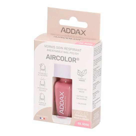 Addax Aircolor Verniz de Unhas Respirável Rosa 11 ml