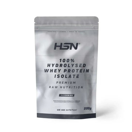 HSN 100% Proteína de Suero Hidrolizado Aislada Sin Sabor 500g