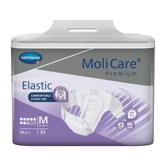 MoliCare Premium Elastic Fralda Adulto 8 Drops TM 26 Unidades