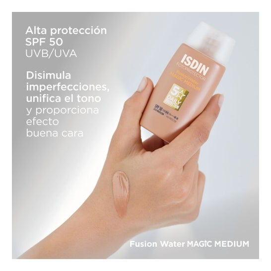 ISDIN Fotoprotetor Fusion Water Magic Medium SPF50 50 ml