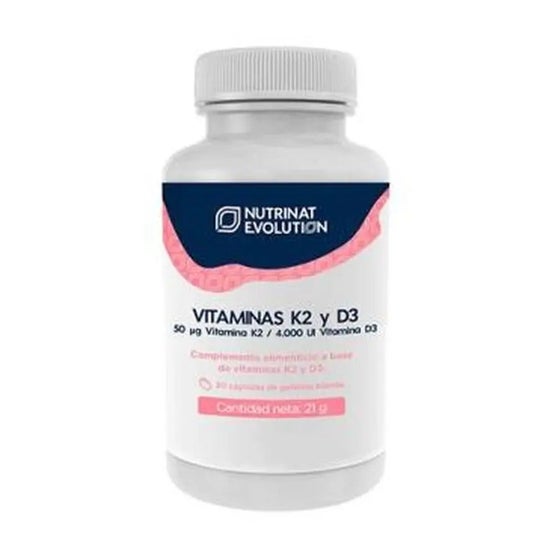 Nutrinat Vitaminas K2 e D3 30caps Nutrinat Vitaminas K2 e D3 30caps