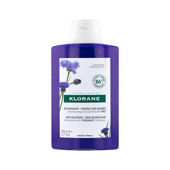 Klorane Centaurea Anti-amarelamento Shampoo Bio 200ml