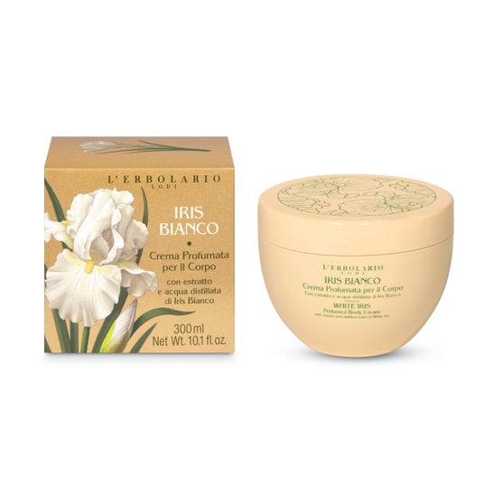 L'Erbolario Creme Perfumado de Corpo Íris Branco 300 ml
