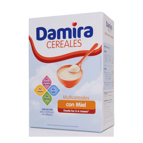 Damira ™ 8 cereais com mel 600g
