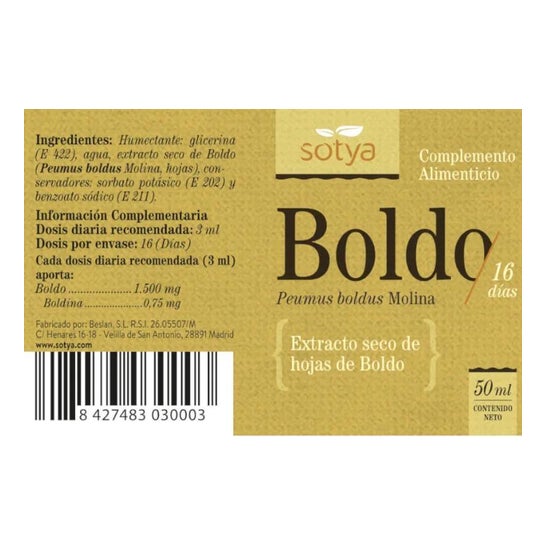 Sotya Boldo 60ml Sotya Boldo 60ml