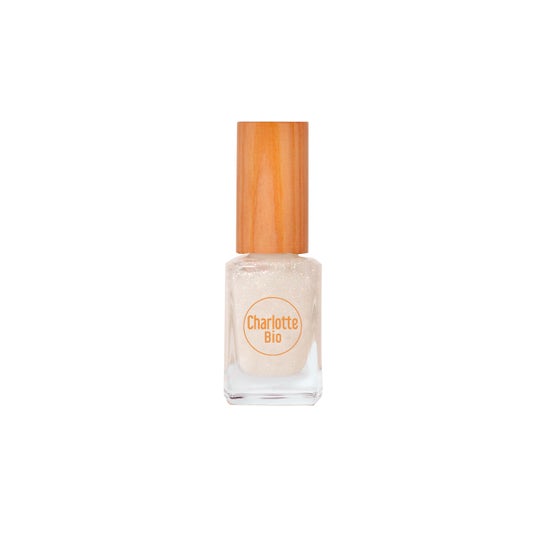 Charlotte Bio Verniz Unhas Top Coat Irisado Bio-sourced 10ml