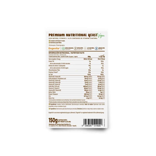 HSN Levadura Nutricional Premium Engevita® en Copos 150g