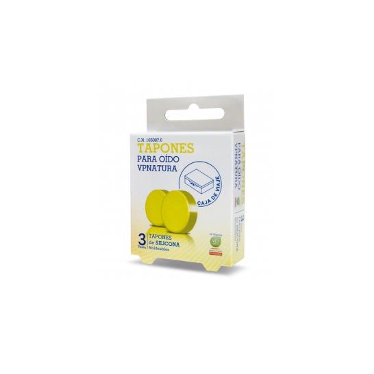 Vp Natura Ear Plugs Silicone moldável 3 pares