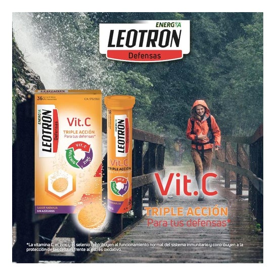 Leotron Vitamina C 36comp efervescente Leotron Vitamina C 36comp efervescente