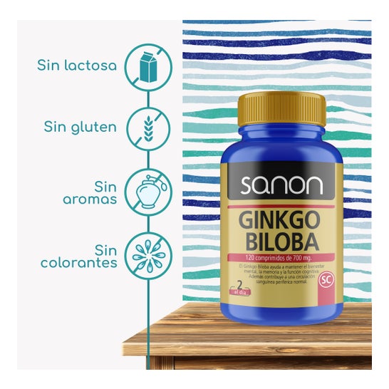 Sanon Ginkgo Biloba 700mg 120comp
