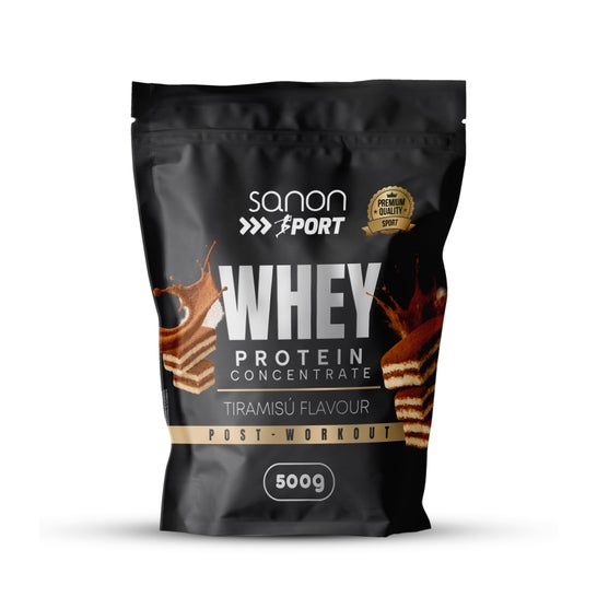 Sanon Sport Proteína Whey 80% Tiramisu 500 g