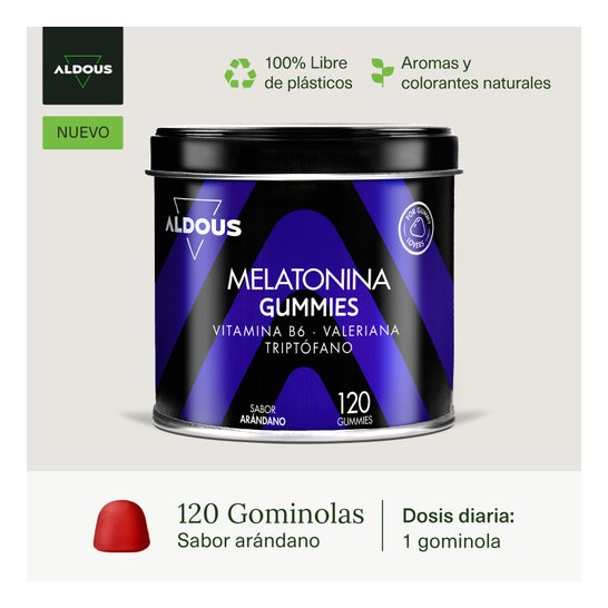 Aldous Melatonina 120 gummies