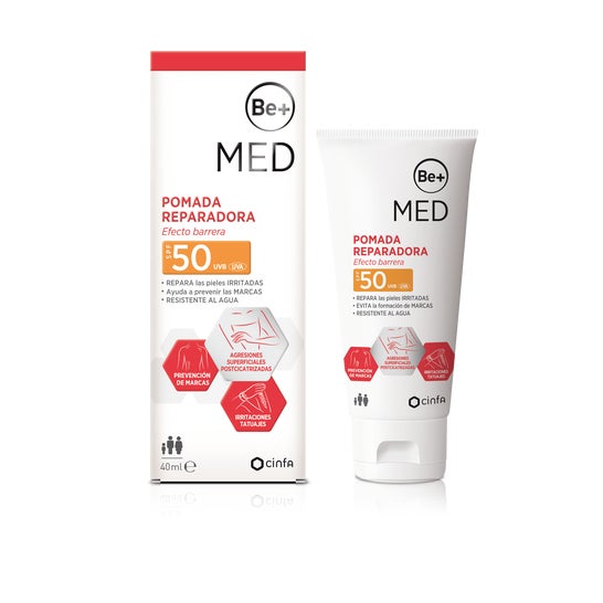Be+ Med Pomada Reparadora SPF50 40 ml