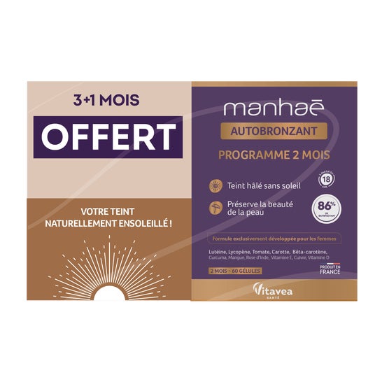 Manhae Autobronceador 2x60 Perlas