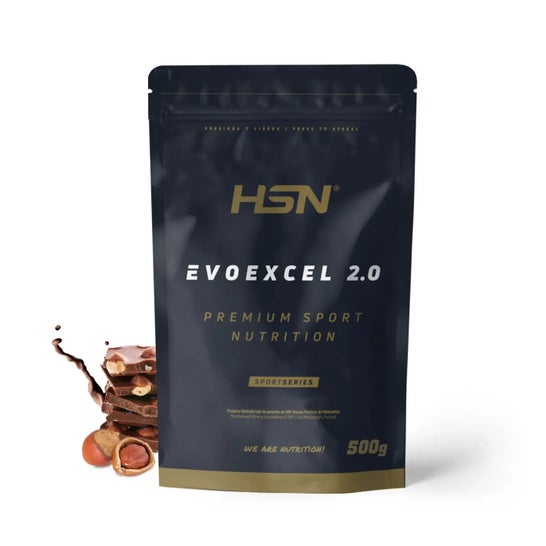 HSN Evoexcel 2.0 Whey Protein Isolate + Concentrate Chocolate y Avellanas 500g