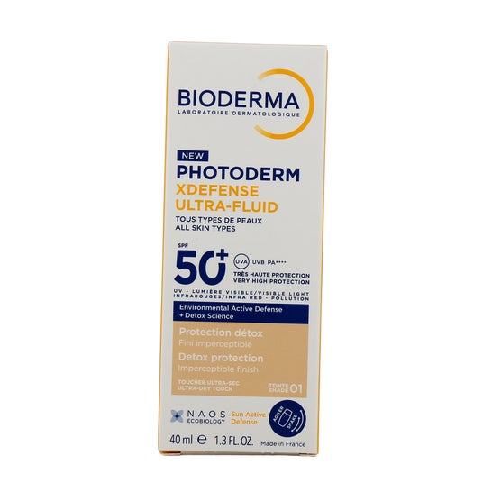 Bioderma Photoderm XDefense Ultra-Fluid Spf50+ Cor 01 40ml