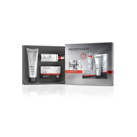 Kit de tratamento Redenhair Anticana (champô, loção e caixa de 60 cápsulas)