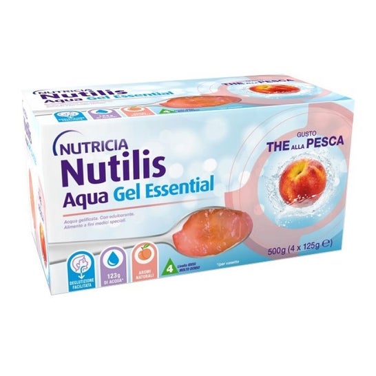 Nutilis Aqua Essential Gel Durazno 4x125g